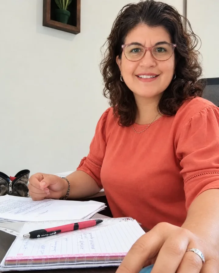 Gloria en el día de su cumpleaños