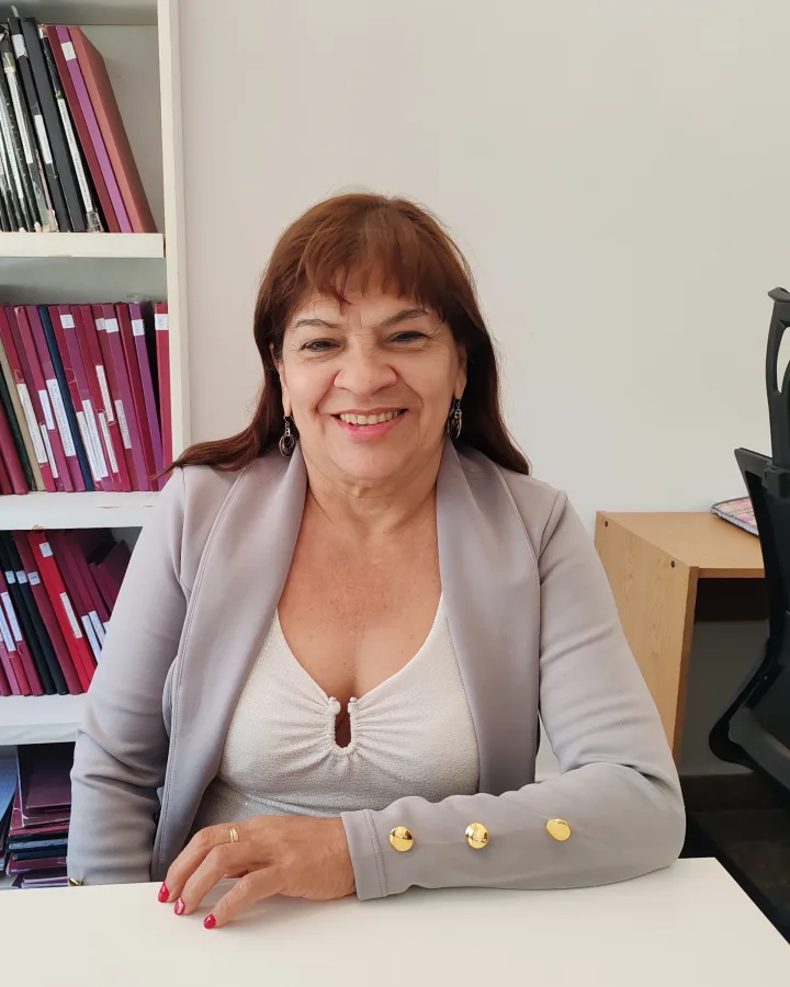 Titina en el día de su cumpleaños